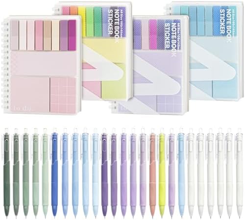 30-Piece Journaling Kit for Women, A6 Spiral Notebook Stationery Set by Unknown