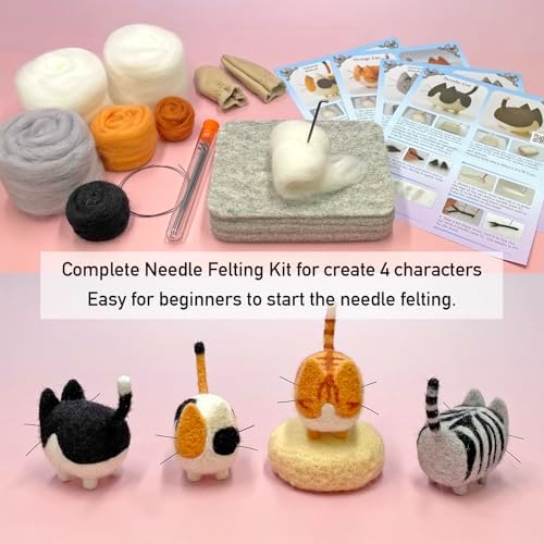 Truslin Needle Felting Kit, 4 Pcs Doll Making Needle Felting Starter Kit - Image 6