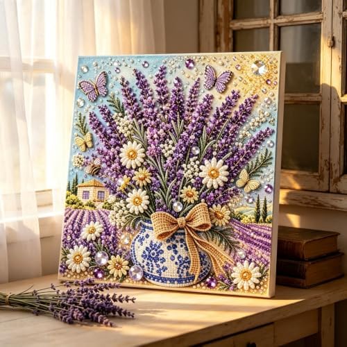 DIY Pearl Art Kit for Adults (Lavender) - Image 4