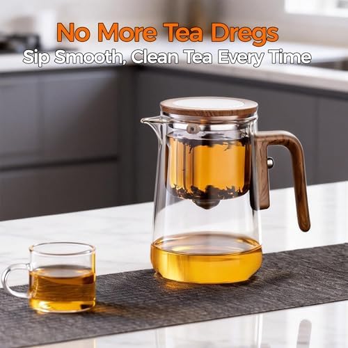 Enchanted Tea Pot with Tea Infuser, Loose Leaf Tea Steeper, 27 oz - Image 2