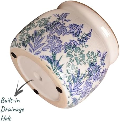 Xiaan Jiaju Pots for Plants, Ceramic Planters for Indoor/Outdoor Plants - Image 4