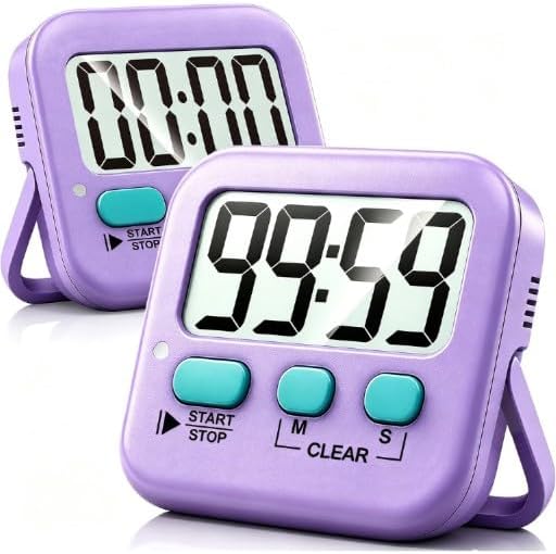 Antonki 2 Pack Digital Timer for Kids Classroom Kitchen Timers for Cooking by Antonki