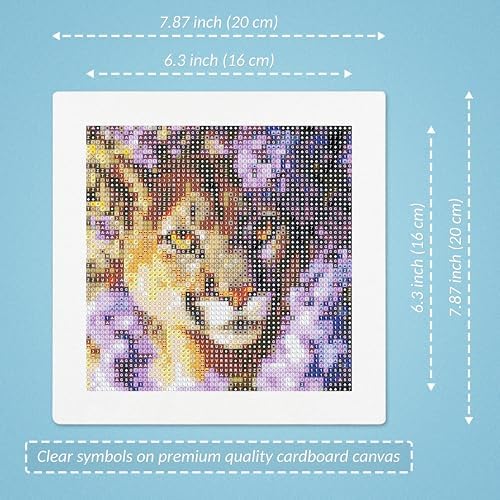 LuwoArte Painting Kit – Japanese Theme (Wild Cats) - Image 3