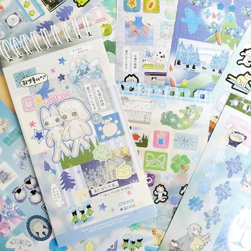 Japanese Sticker Book for Scrapbooking,Anime Themed Stickers for Journaling - Image 5