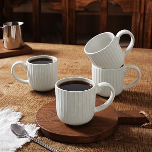 famiware Coffee Mugs Set of 4, Starlight 11 oz Mug Cups Set with Handle - Image 5