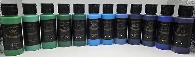 Acrylic Paint Set for Kids & Adults - Non Toxic Rich Pigments Artist Quality Great Color Jar Set for Professional Painting on Canvas, Wood, Fabric and More (36 Colors (2 Ounce Each)) MD-A13-3