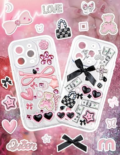 RQAYE Junk case charms,junk case Kit for Customizing Diy Cases,With Cute Bow,Flatback Pearls,Letter Beads, Aesthetic Big Decor for Personalization - Image 3