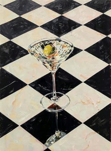 cocktail Diamond Art Kits for Adult Diamond Painting Kit for Beginner by YOLENIX