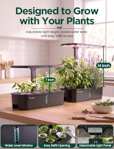 LETPOT LPH-Air 10-Pod Hydroponics Growing System Indoor Garden Kit - Image 5