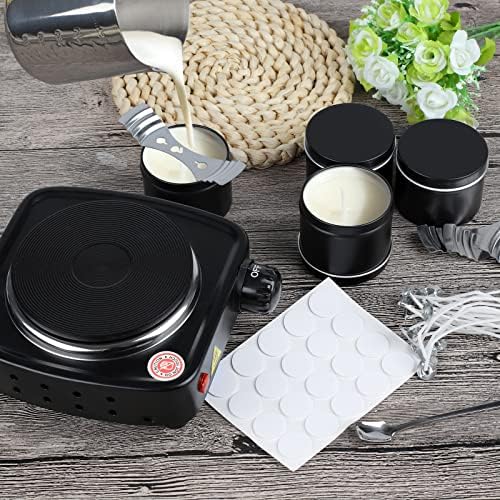DINGPAI Hot Plate for Candle Making, Black Color Electric Hot Plate - Image 5