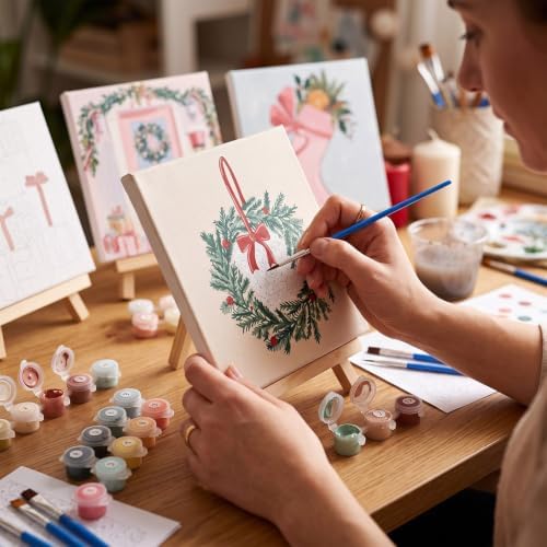 YooNotee 12 Pack Christmas Paint by Numbers Kit - Image 6