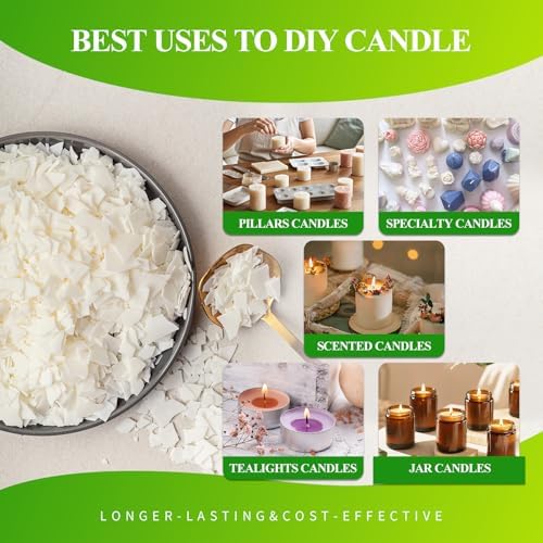 Aaicandle Soy Wax Flakes for Candle Making 0.5 lb, 100% Soy Wax - Image 5