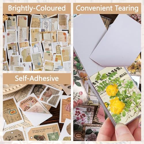 12 Sets 600 Pcs Washi Stickers Aesthetic Sticker Book - Image 3