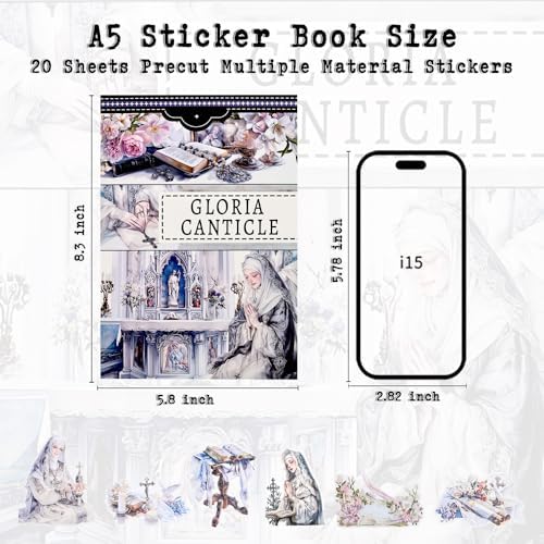 Christian Journal Sticker Book, A5 Pre-Cut Scrapbook Stickers - Image 5