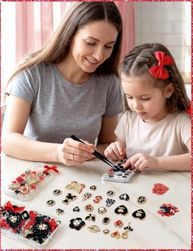 RQAYE Junk case charms,junk case Kit for Customizing Diy Cases,With Cute Bow,Flatback Pearls,Letter Beads, Aesthetic Big Decor for Personalization - Image 7