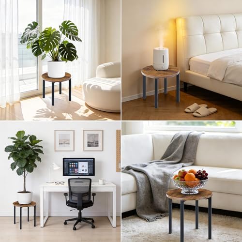 Amaoot 3-Pack Plant Stands Indoor,Large Plant Stool Flower Display Shelf - Image 6