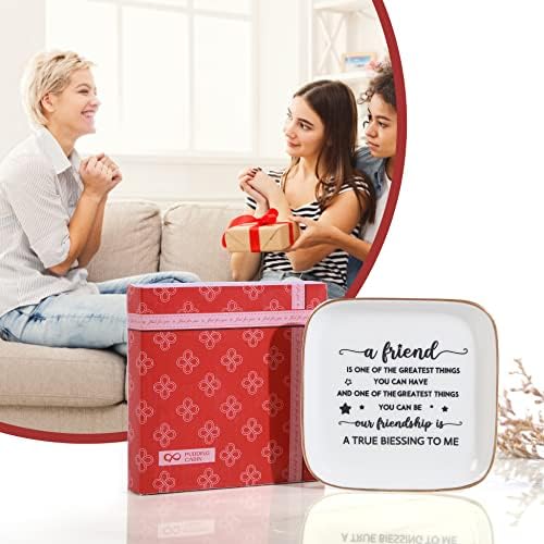 Friendship Gifts for Women Best Friend Ring Dish Birthday Moving Away Gifts - Image 6
