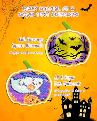 forever young Halloween Small Diamond Art Kits, 5x7 Inch Canvas - Image 3