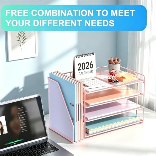 gianotter 4-Tier Paper Organizer With Magazine Holder - Image 5