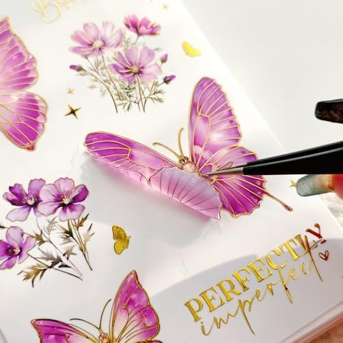 Butterfly Sticker Book 36 Sheets 300+ Pcs Aesthetics Stickers - Image 2