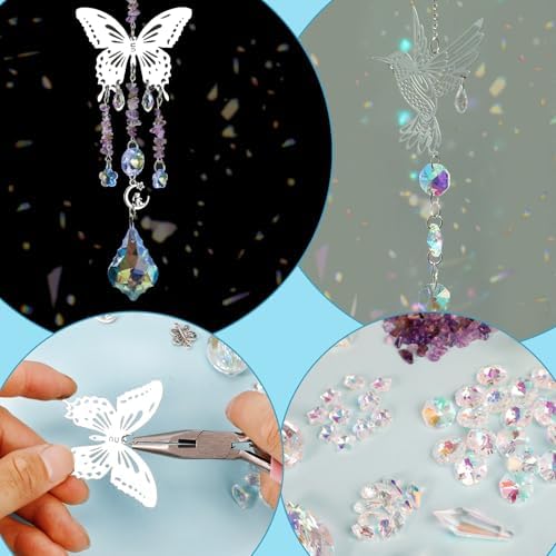DIY Suncatchers Kit, 400pcs Sun Catchers Supplies Art and Crafts for Adults - Image 6