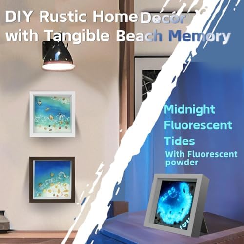 iLAND Crafts For Adults Women Teen Girls Ocean Beach UV Resin Kit for beginners Arts and Crafts for adults Resin Art Project DIY Sea Crafting Making Set Unique Artist Woman Gifts on Christmas Romantic - Image 6