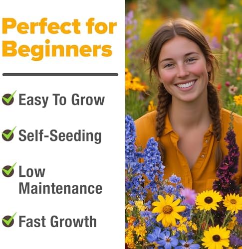 HOME GROWN Midwest Wildflower Mix 65,000+ Flower Seeds 4 oz - Image 4