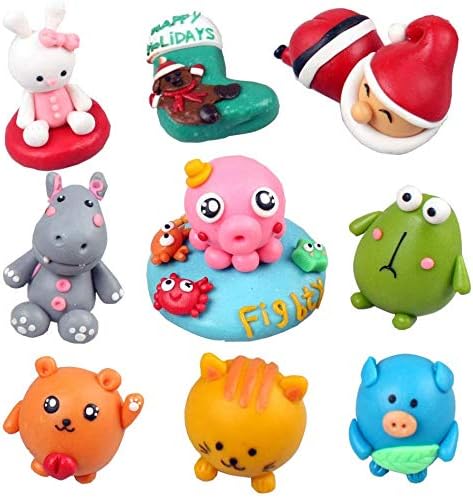CiaraQ 24 Colors Small Block Polymer Clay Starter kit, Oven Bake Clay, CPSC Conformed Non-Toxic Molding DIY Clay, Great for Kids, Beginners