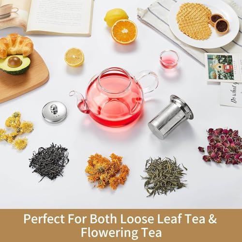 DOPUDO Glass Teapot with Infuser, 60 oz Borosilicate Tea Kettle - Image 6