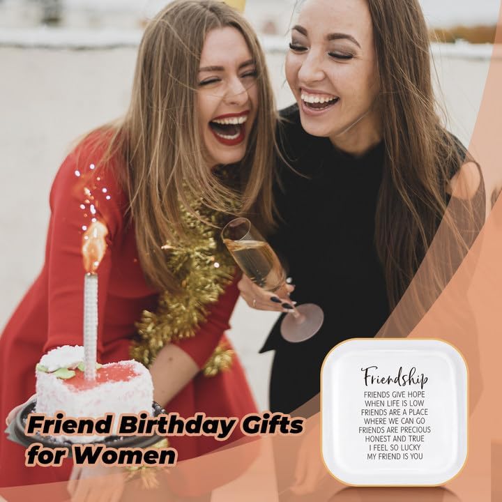 Friendship Gift for Women Friend Jewelry Dish Birthday Graduation Christmas - Image 2