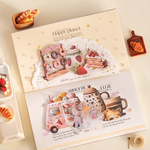 120 Pcs Clay-Style Stickers for Scrapbooking and Journaling - Image 5