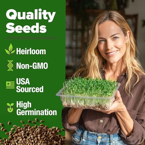HOME GROWN Sprouting Seeds Mix 118,200 Microgreen Seeds 16 oz Resealable - Image 3