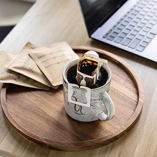 11.5 Inches Candle Holder Tray Home Decor, Round Wood Tray for Coffee Table, Small Wooden Serving Decorative Trays for Home - Image 5