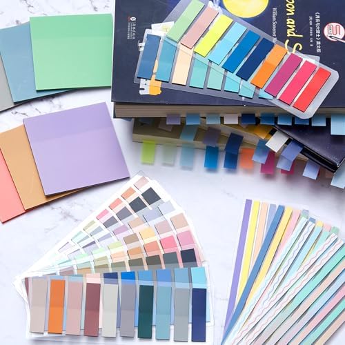 135 Pcs Book Annotation Kit with Pencil Case, 12 Pastel Highlighters, 11 Gel Pens, Fine Marker, 300 Transparent Sticky Notes, 2640 Index Tabs, Bible Study Supplies Kit(Classic,Beige) - Image 6