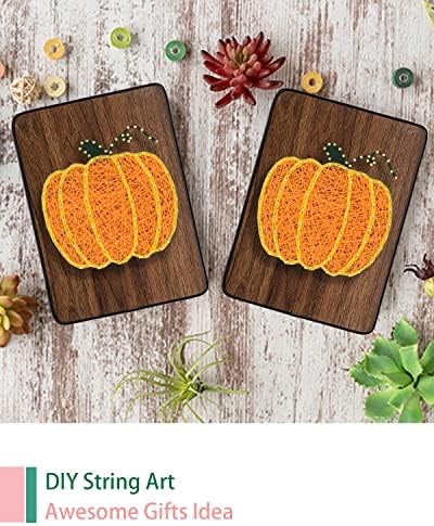 BAZIMA DIY String Art Kit for Beginner,Unique Gift, DIY Pumpkin Craft Kit,Craft Kit for Holidays - Image 4