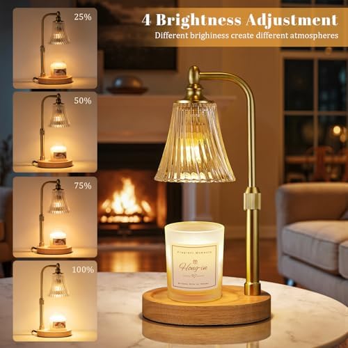 Hong-in Candle Warmer Lamp with Timer,Birthday Gifts for Women Mom Sister - Image 4