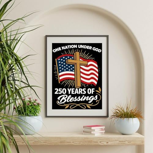 One Nation Under God Diamond Art Kits for Adult Diamond Painting Kit - Image 2