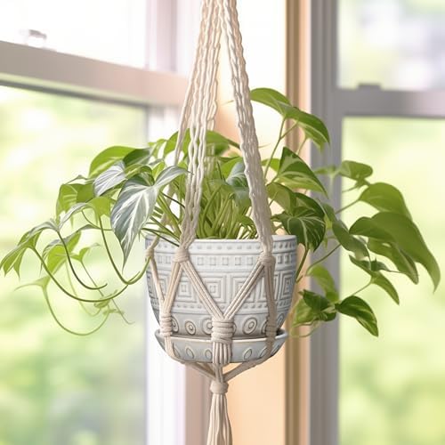 G EPGardening Ceramic Pots for Plants, 5 Inch Plant Pot, White - Image 6