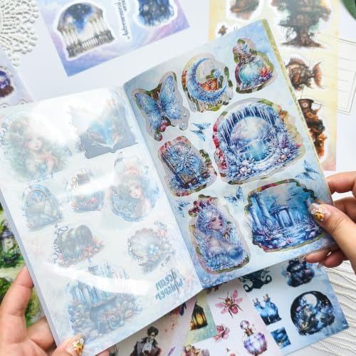 Fantasy Magic Sticker Book for Journaling Scrapbooking 400+ Stickers - Image 4