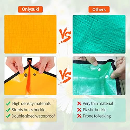 Extra Large Repotting Mat for Indoor Plants Transplanting and Potting Mix Mess Control, 39.5" X 39.5" Portable Gardening Tray Plant Planting Potting Mat Garden Gifts for Women Grandma Birthday Gift - Image 5