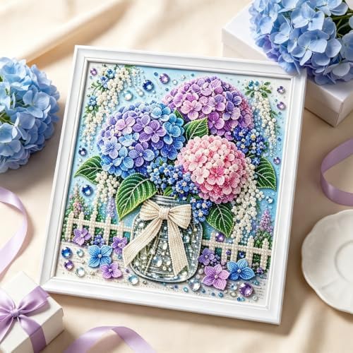 DIY Pearl Art Kit for Adults (Hydrangea) - Image 2
