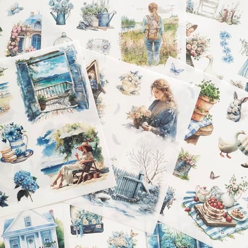 Washi Stickers for Scrapbooking Supplies,Girl Sticker Book for Journaling - Image 4
