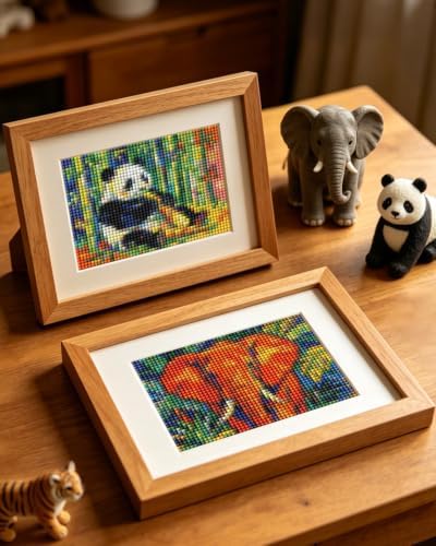 PeakLuv Small Diamond Art Kits, Animal World Diamond Painting for Adults - Image 4