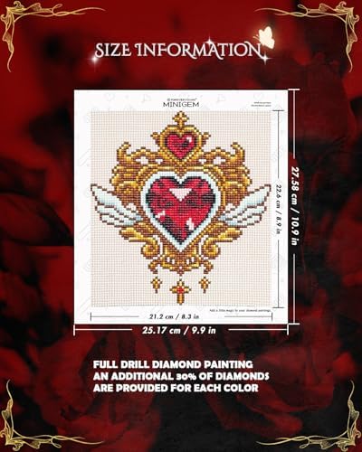 forever young Vowed Heart Minigem Horror Diamond Painting Kits for Adults - Image 6