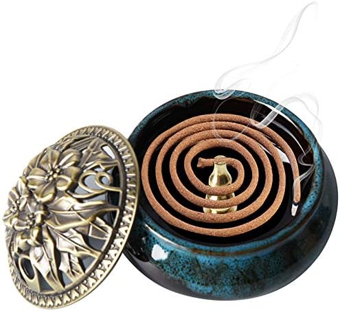 Ceramic Home Decoration Incense Sticks or Cones Burner Porcelain Incense Holder - Image 2
