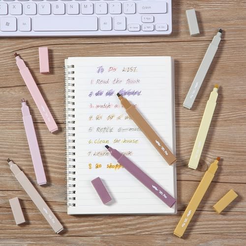 Mr. Pen- Aesthetic Highlighters No Bleed, 8 Pack, Assorted Colors | Chisel Tip, Cute Highlighters Assorted Colors for Journaling, Highlighting, Underlining, Fast Dry, Back to School Supplies - Image 6