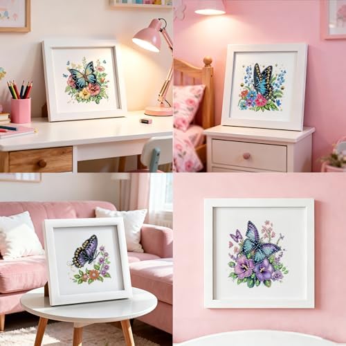 DOZEEZOP 12-Pack Small Diamond Art Kit for Adults Teens 7"x7" - Image 2