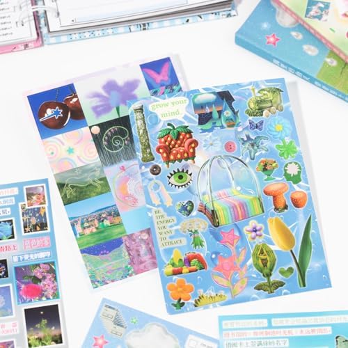 Japanese Sticker Book for Scrapbooking Supplies,Cute Dog Scrapbook Stickers - Image 3