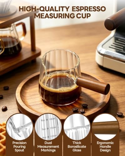 6 OZ Espresso Cups, Espresso Accessories, Espresso Shot Cups, 2 PCS - Image 3