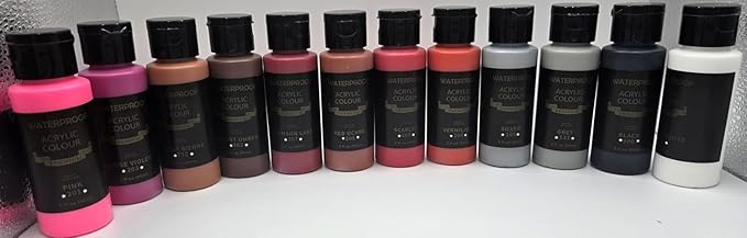 Acrylic Paint Set for Kids & Adults - Non Toxic Rich Pigments Artist Quality Great Color Jar Set for Professional Painting on Canvas, Wood, Fabric and More (36 Colors (2 Ounce Each)) MD-A13-3